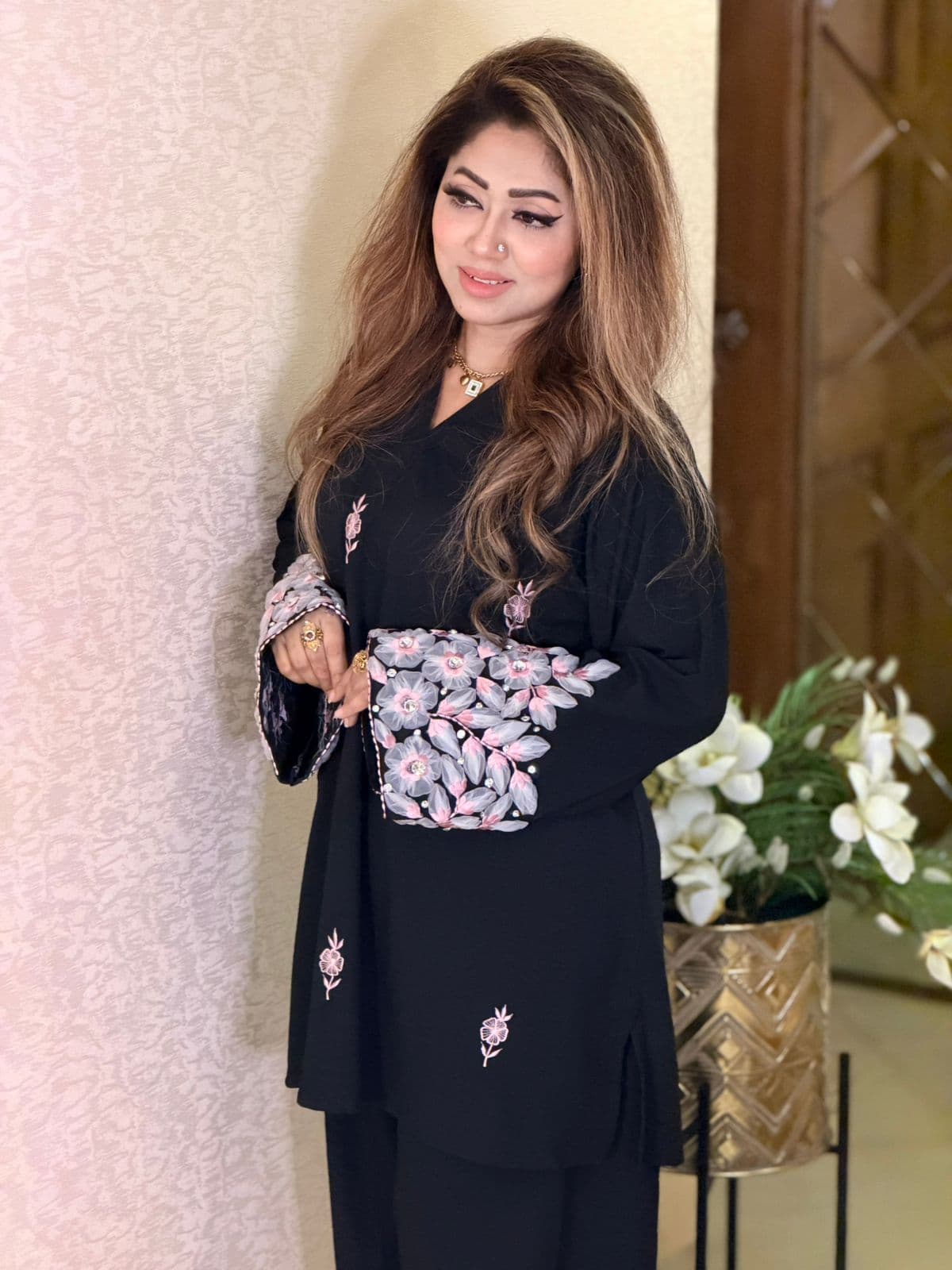 Beautiful 2 Piece Co-Ord Set - Black ✨