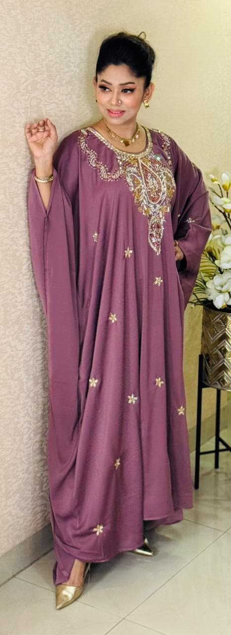 Beautiful 2 Piece Co-Ord Set - Dark Mauve ✨