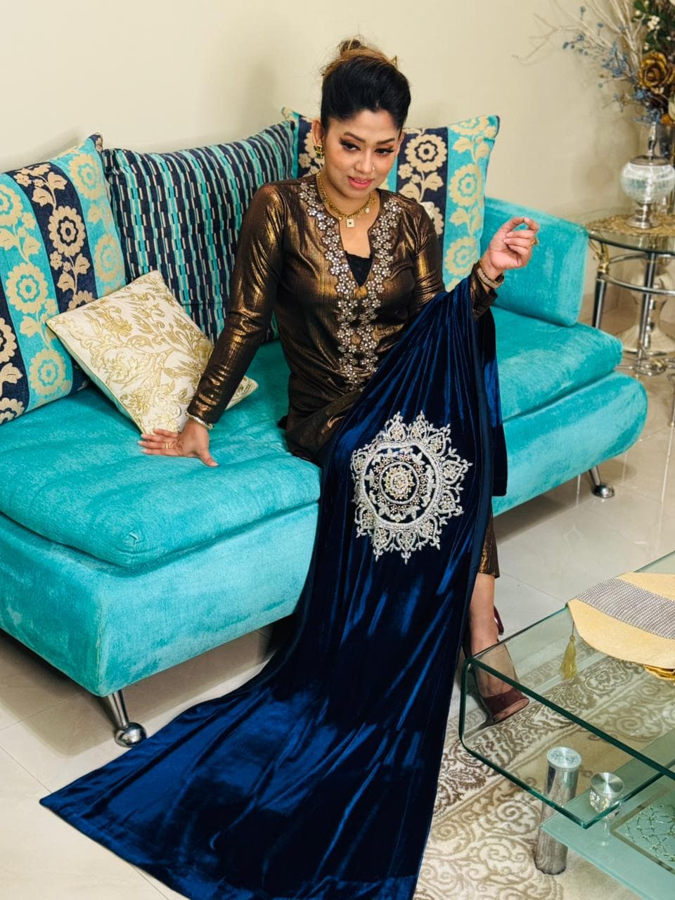 Beautiful 2 Piece Co-Ord Set - Dark Orchestra ✨