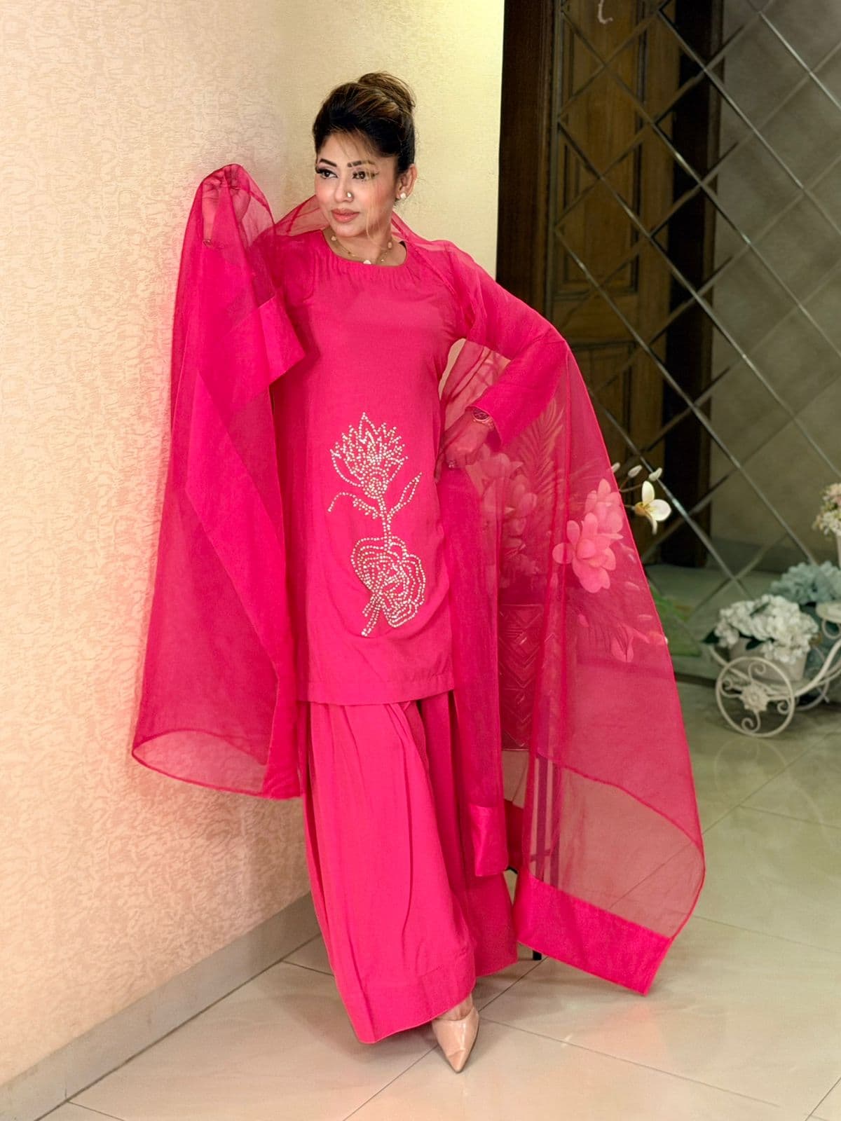 Beautiful 3 Piece Set - Hop Pink ✨