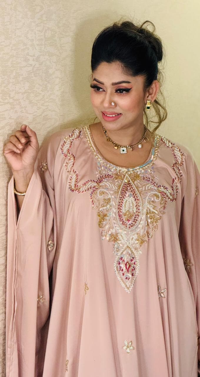 Beautiful 2 Piece Co-Ord Set - Pale Brown ✨ – alternate view