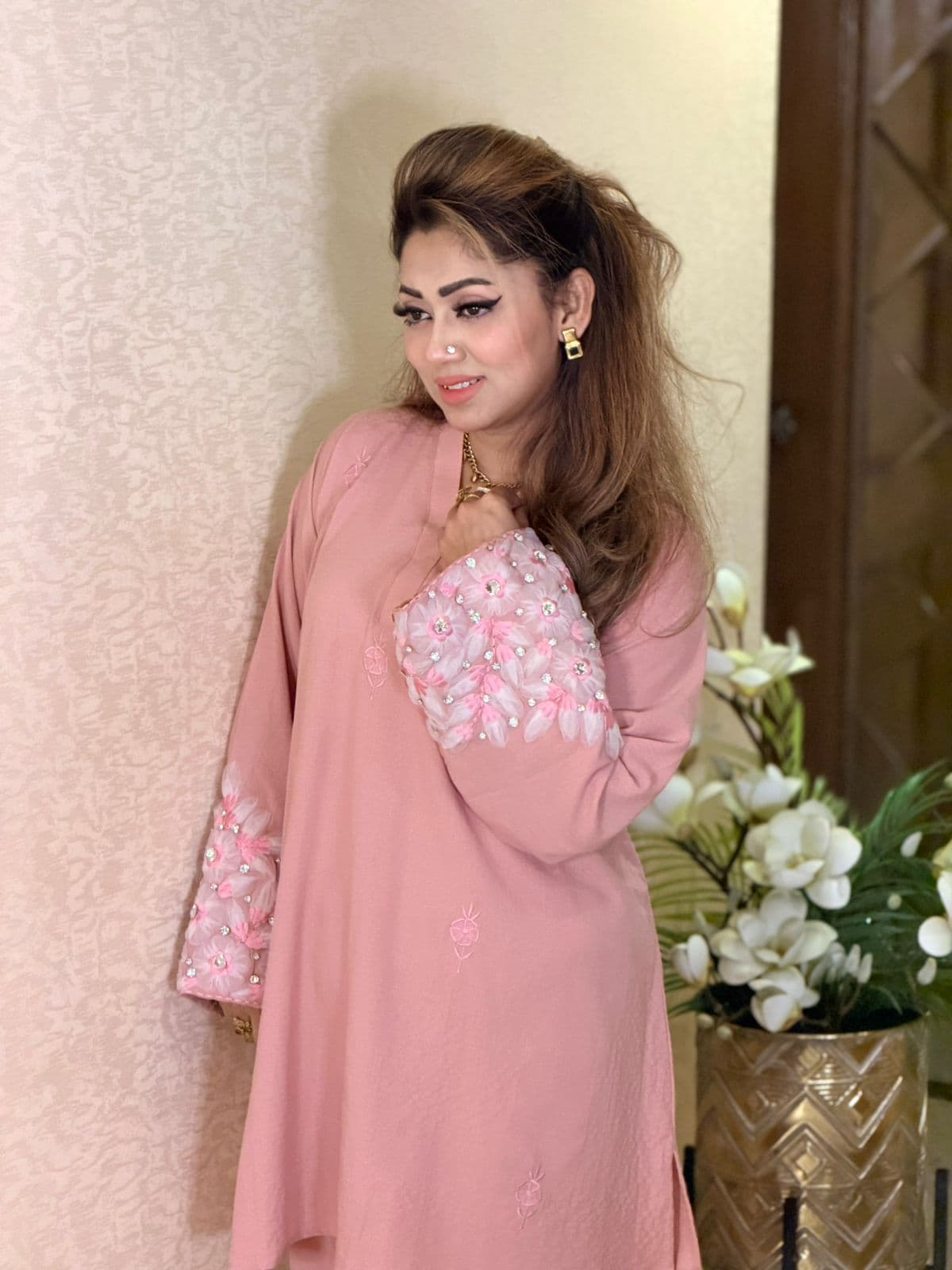 Beautiful 2 Piece Co-Ord Set - Parrot Pink ✨ – alternate view