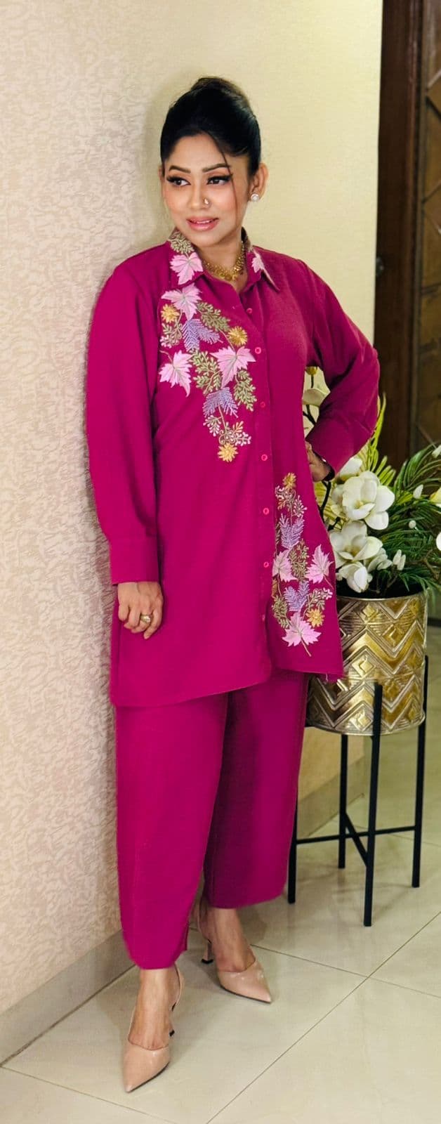 Beautiful 2 Piece Co-Ord Set - Purple ✨